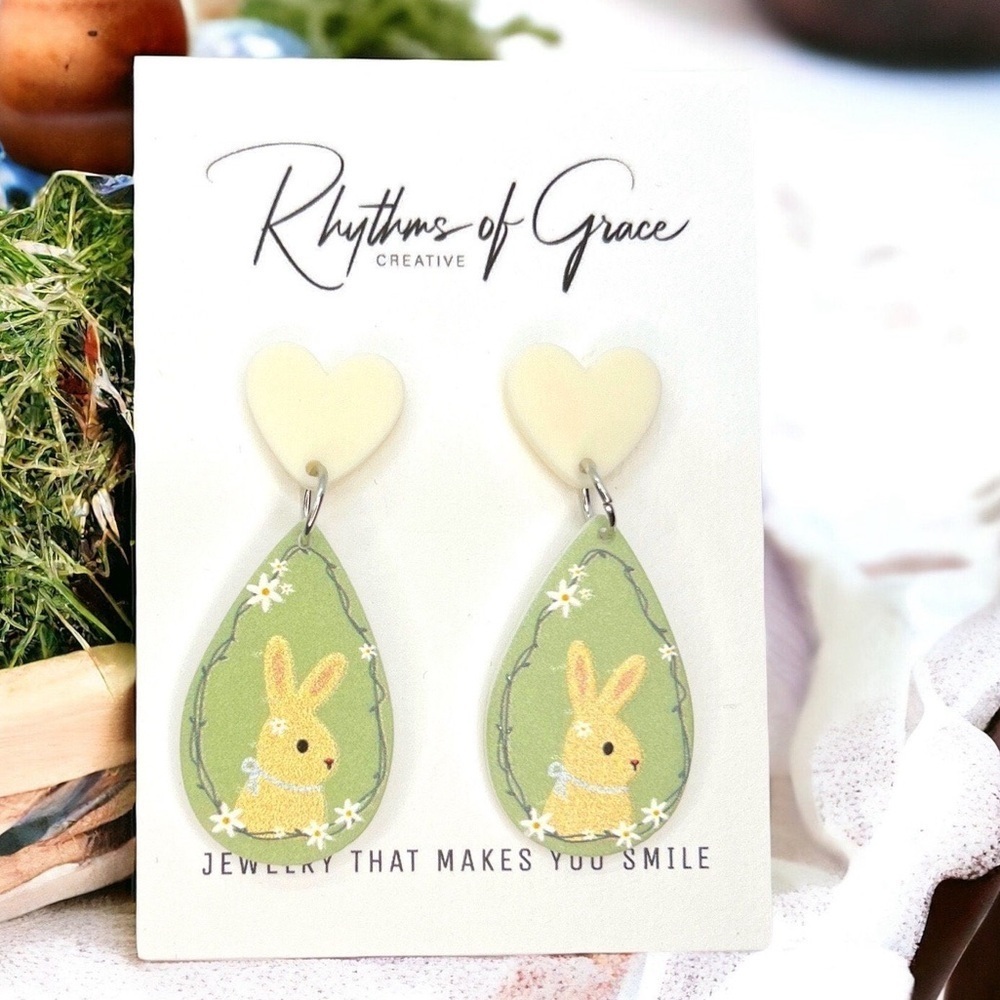 Hop into Spring Style: Adorable Bunny Earrings for Easter Fun! NWT Jewelry